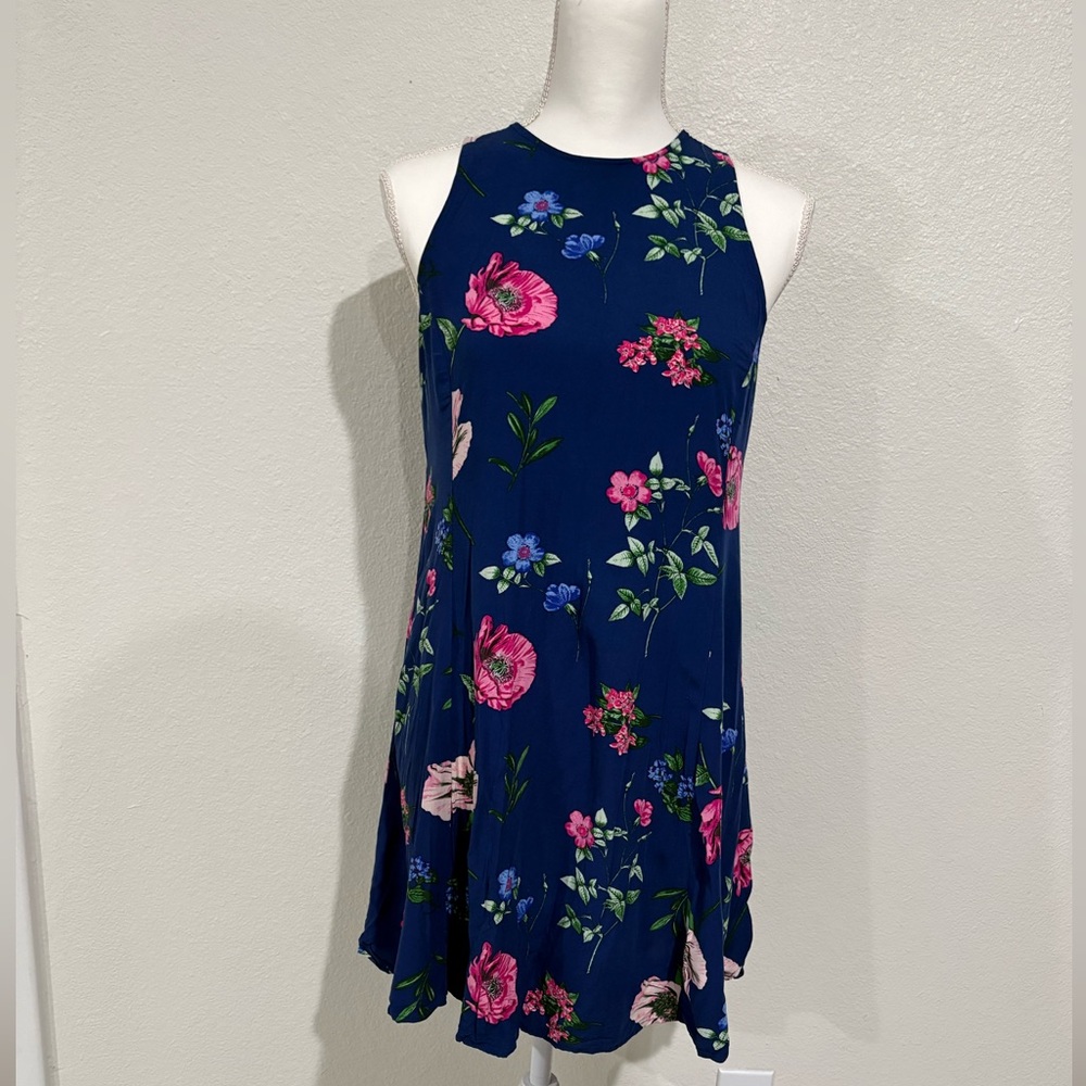 Old Navy Blue Floral Dress